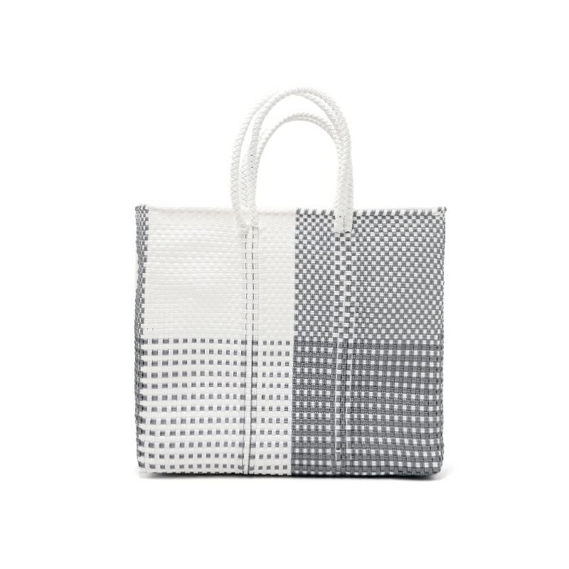 レトラ☆メルカドバッグ 白×シルバー MERCADO BAG - ARENA - White / Silver (S) | Letra｜レトラ公式通販