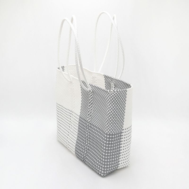 MERCADO BAG - ARENA - LONG HANDLE - White / Silver (M) | Letra