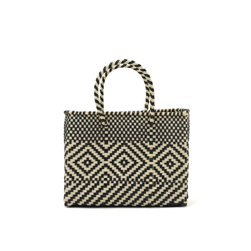 MERCADO BAG - CHICA - MARIA - Black / Cream (XXS) | Letra｜レトラ