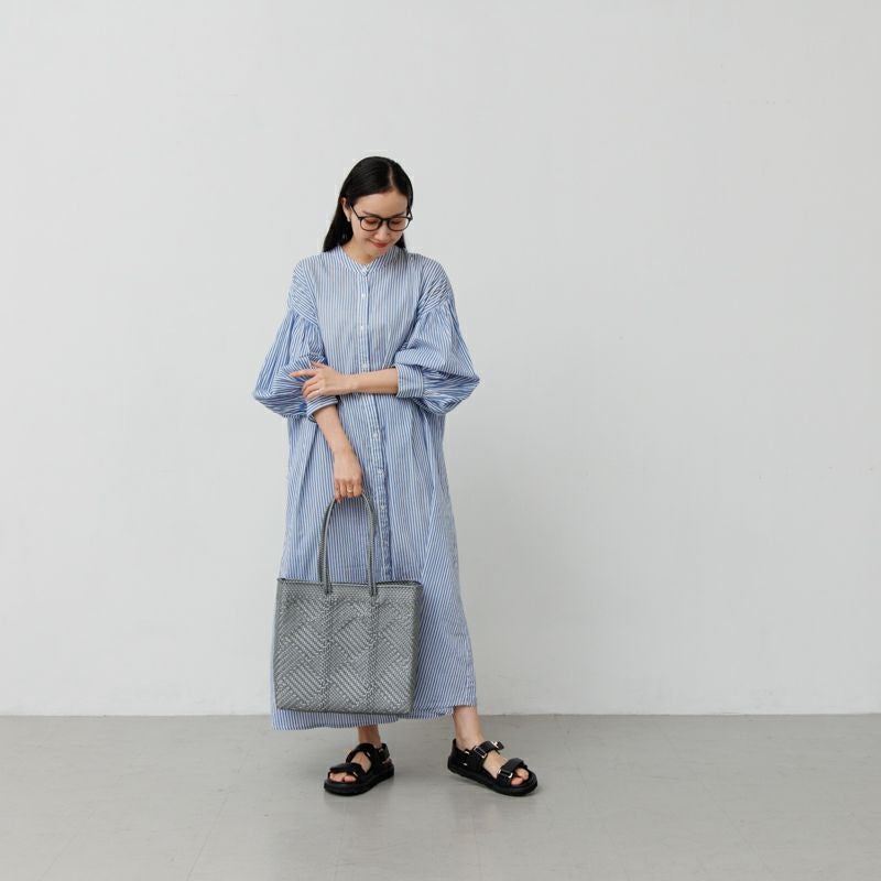 MERCADO BAG - TAPETE SOLID - LONG HANDLE - Silver (M) | Letra
