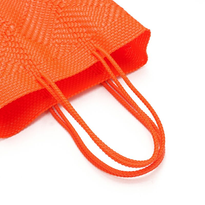 MERCADO BAG - TAPETE SOLID - LONG HANDLE - Orange (M) | Letra