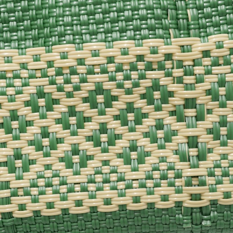 MERCADO BAG - MIMOSA - Metallic Green / Cream (SHORT XS) | Letra