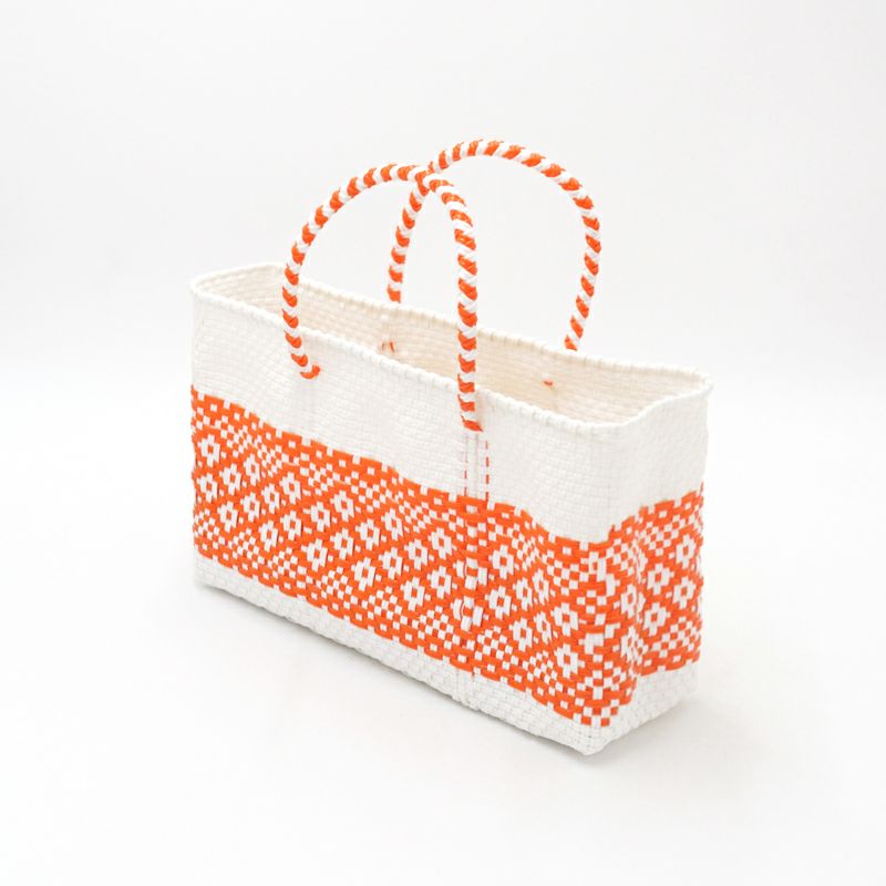 MERCADO BAG - MIMOSA - White / Orange (SHORT XS) | Letra｜レトラ