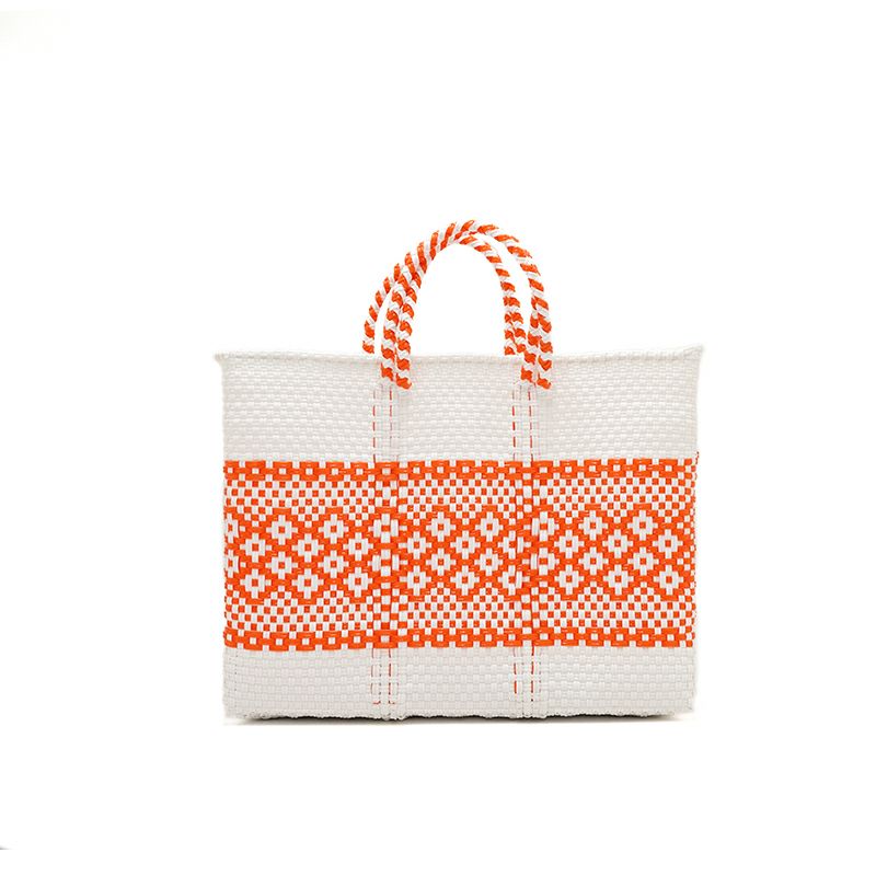 MERCADO BAG - MIMOSA - White / Orange (SHORT S) | Letra｜レトラ