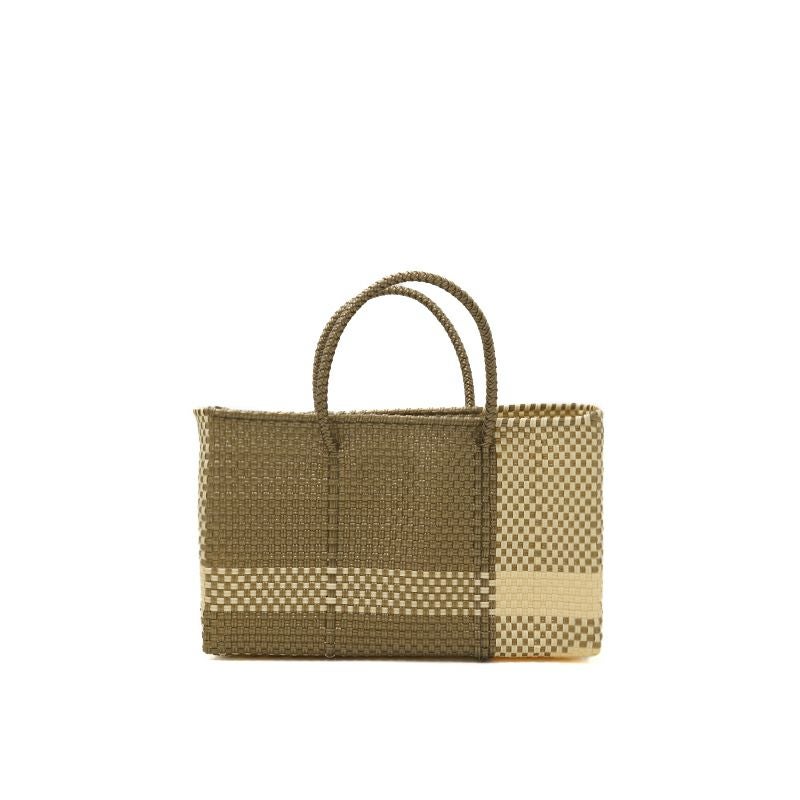 MERCADO BAG - CROSS LINE - Gold / Cream (SHORT XS) | Letra｜レトラ