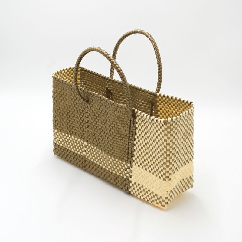 MERCADO BAG - CROSS LINE - Gold / Cream (SHORT XS) | Letra｜レトラ