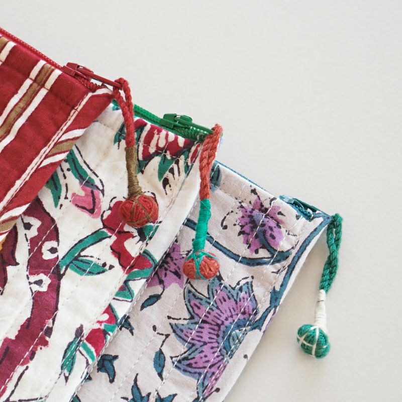 ANOKHI from INDIA FLAT POUCH - D - | Letra｜レトラ公式通販