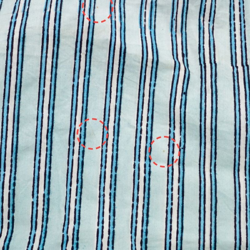 【ご確認ください】ハンドプリントのため、インクの付着、染ムラやシミ、プリントのズレがございます。