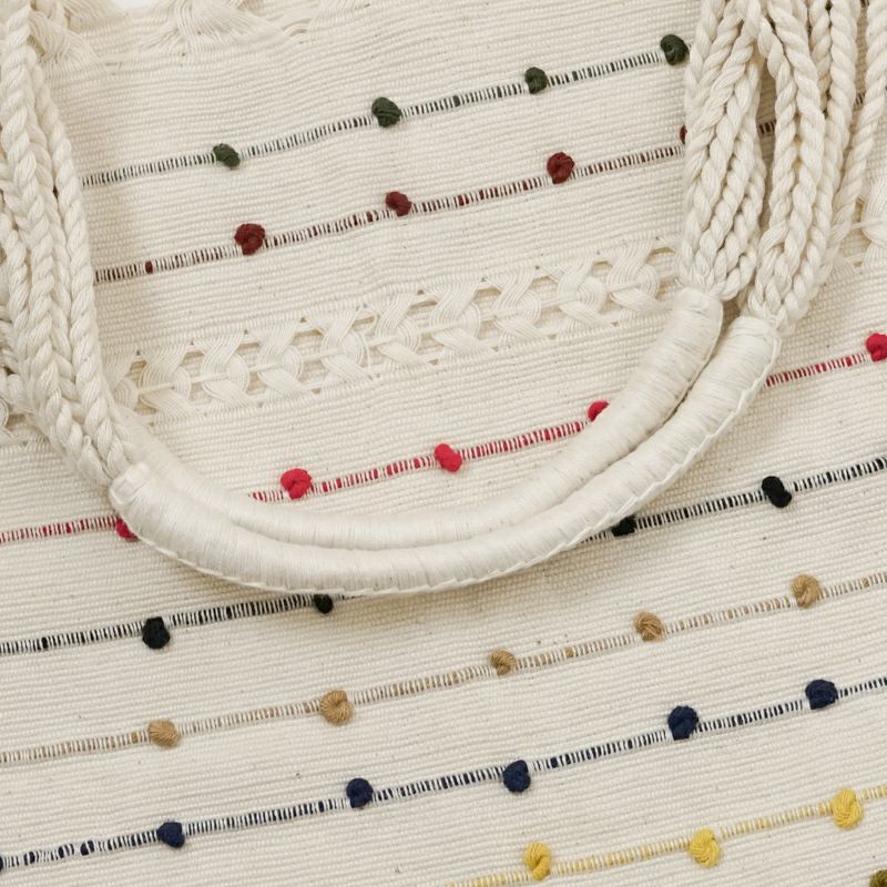 ハンドルは糸を巻き付け作られています