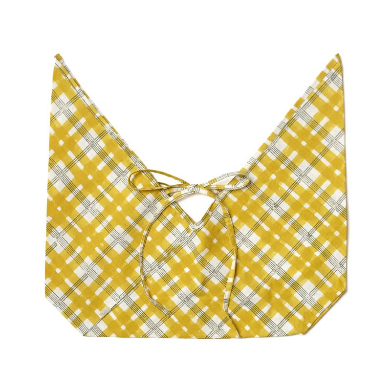 ORIGINAL - BAG IN BAG - BLOCK PRINT CHECK - Yellow (M) | Letra