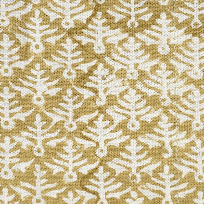高級籐バック乱れ花 ORIGINAL - BAG IN BAG - BLOCK PRINT FLOWER - Beige / White