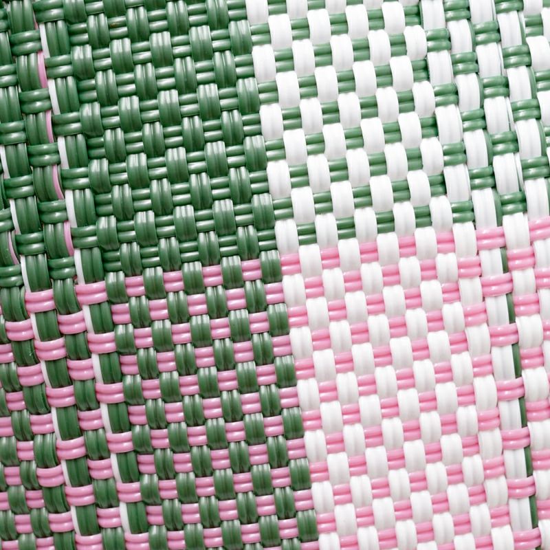 MERCADO BAG - BLOCKS - Metallic Green / Pink / White (SHORT S