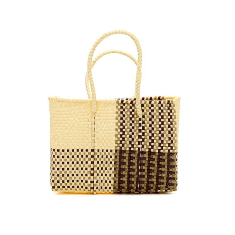 MERCADO BAG - ARENA - Ceam / Brown / Gold (XXS) | Letra｜レトラ