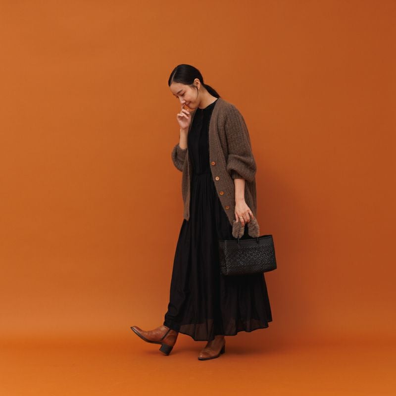 MERCADO BAG - MIMOSA - Black (SHORT XS) | Letra｜レトラ公式通販
