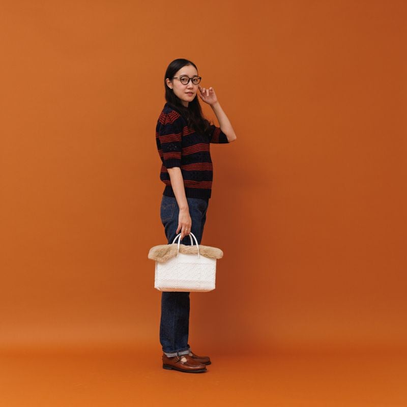 MERCADO BAG - MIMOSA - White (SHORT XS) | Letra｜レトラ公式通販