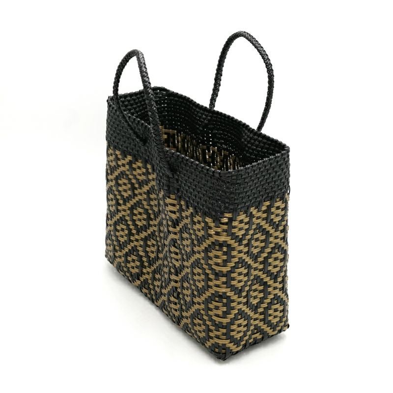 MERCADO BAG - TILE - Black / Gold (XS) | Letra｜レトラ公式通販