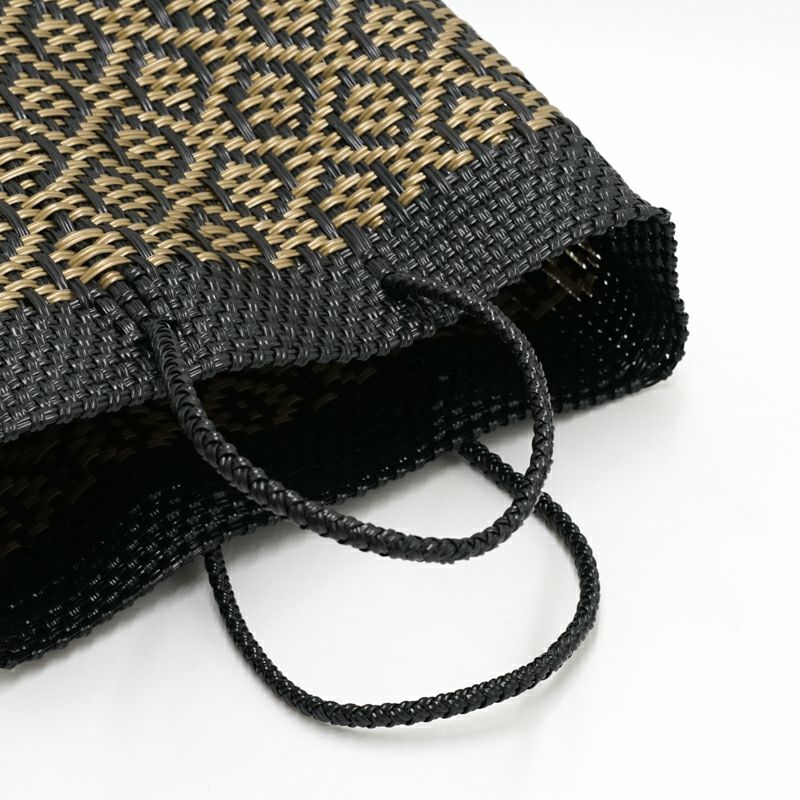 MERCADO BAG - TILE - Black / Gold (XS) | Letra｜レトラ公式通販