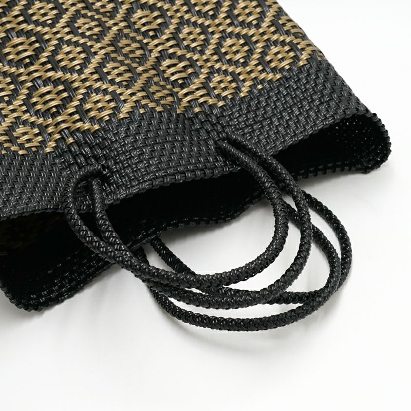 MERCADO BAG - TILE - Black / Gold (S) | Letra｜レトラ公式通販