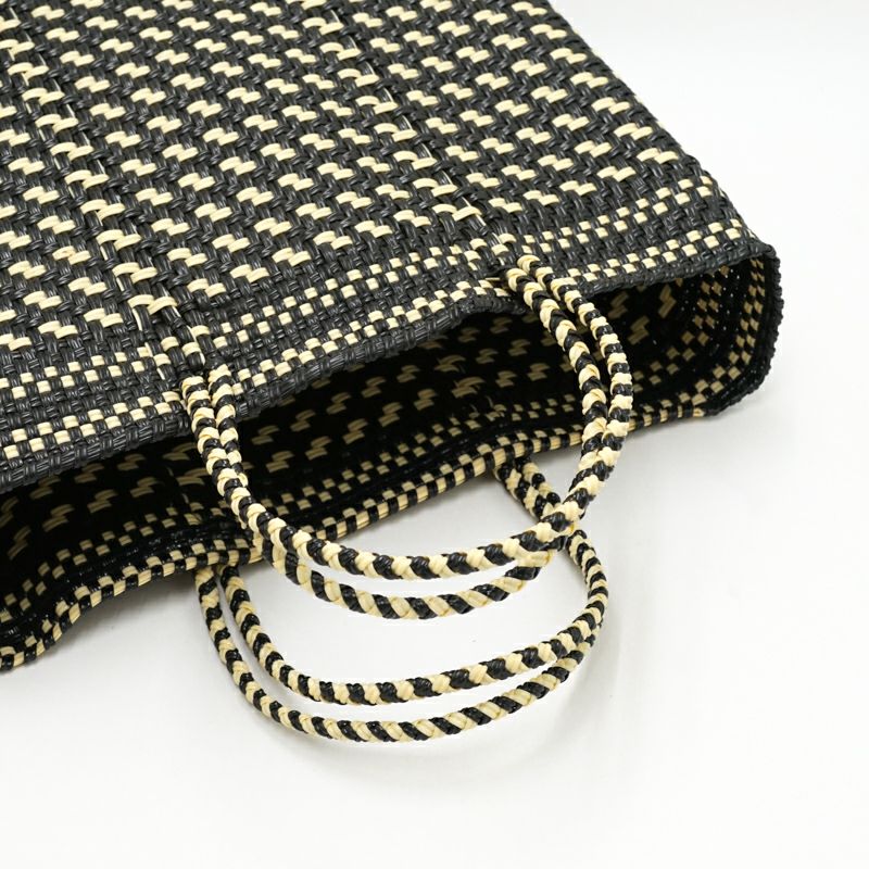 MERCADO BAG - HOUNDSTOOTH - Black / Cream (S) | Letra｜レトラ公式通販