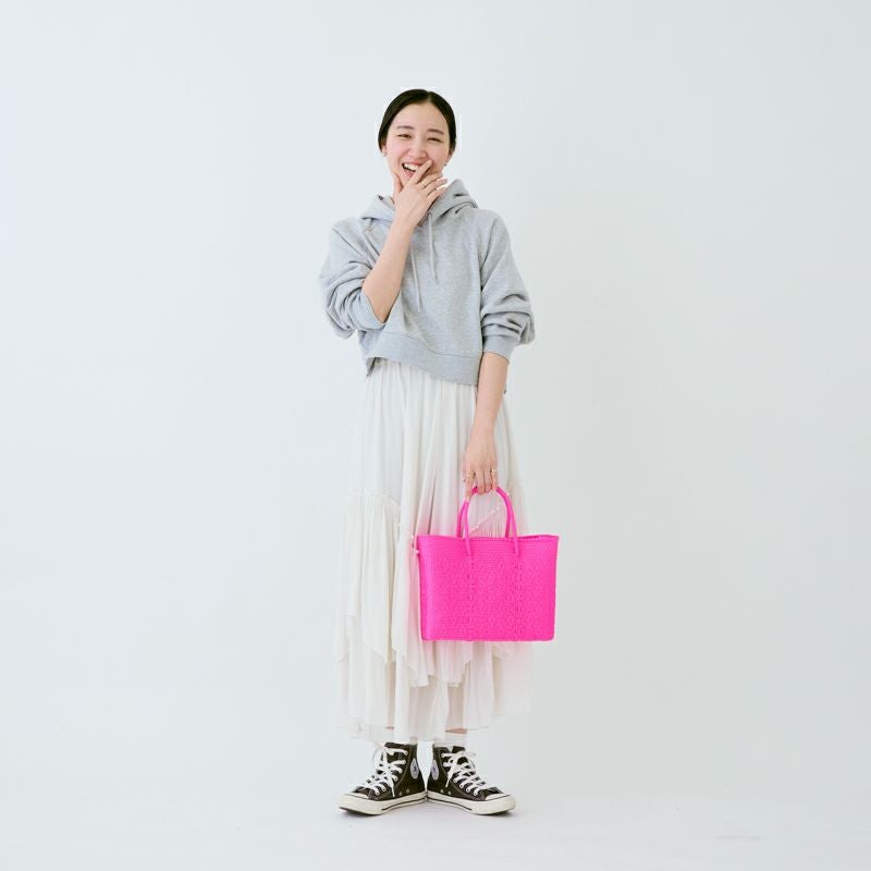 MERCADO BAG - ROMBO SOLID - Pink (XS) | Letra｜レトラ公式通販