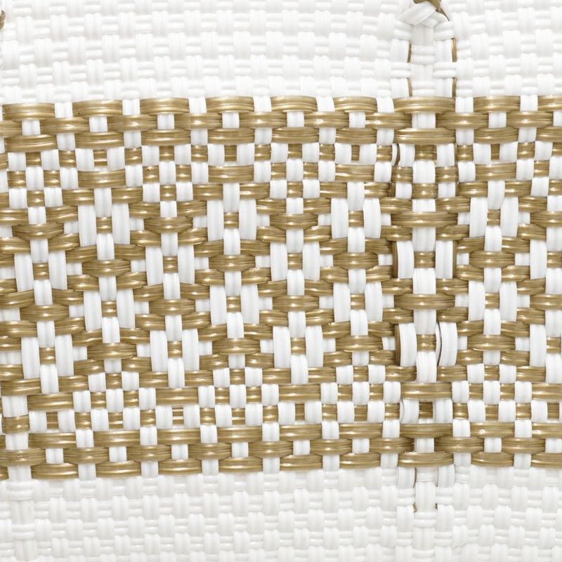 MERCADO BAG - MIMOSA - White / Gold (SHORT XS) | Letra｜レトラ公式通販