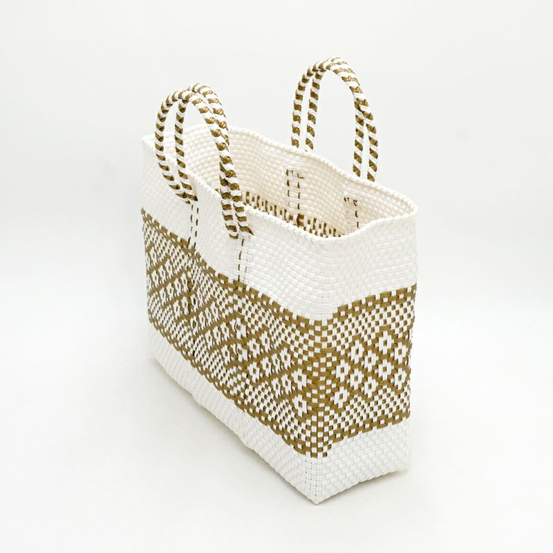 MERCADO BAG - MIMOSA - White / Gold (SHORT S) | Letra｜レトラ公式通販