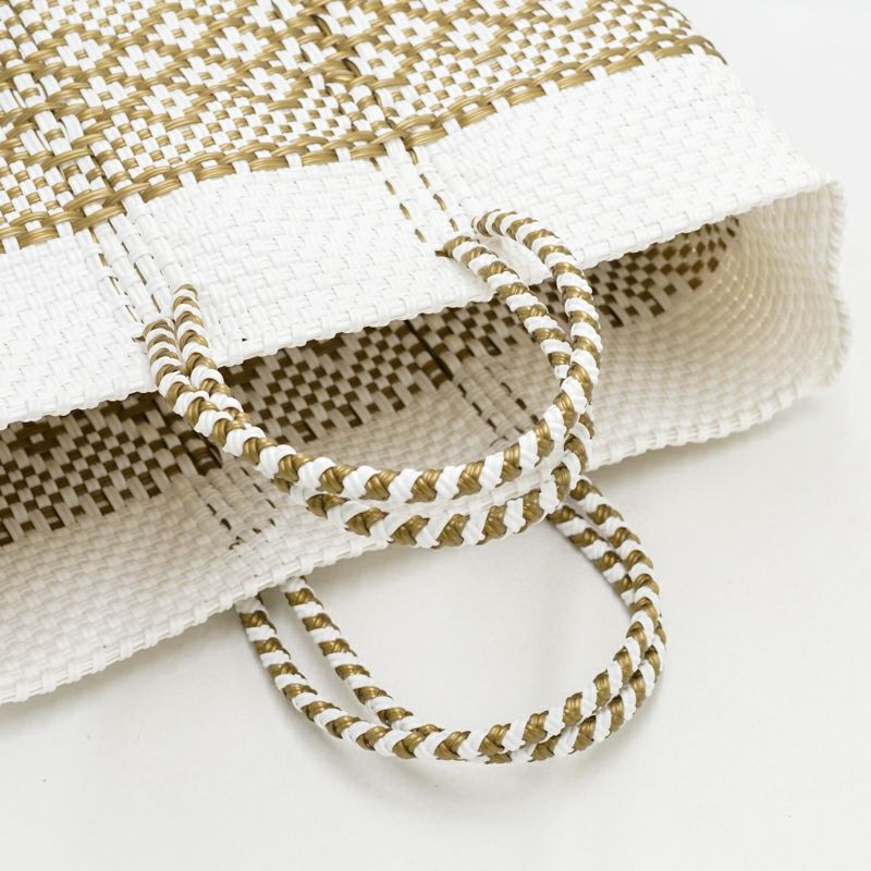 MERCADO BAG - MIMOSA - White / Gold (SHORT S) | Letra｜レトラ公式通販