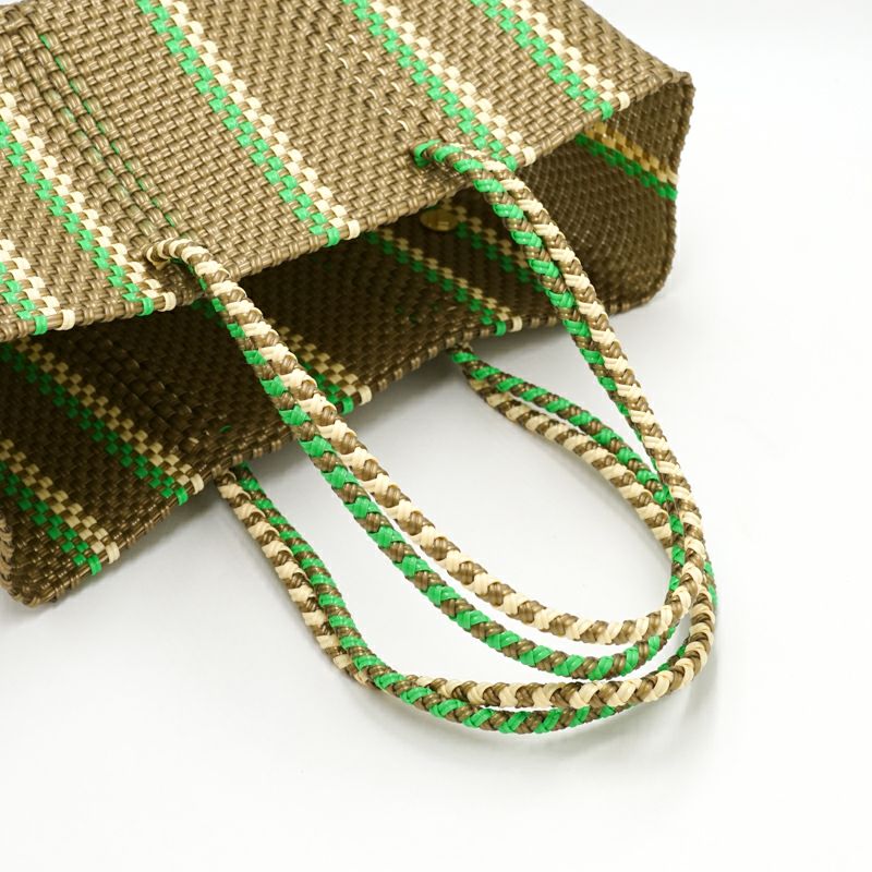 MERCADO BAG - CHIWAWA STYLE - LINEA - Gold / Cream / Light Green