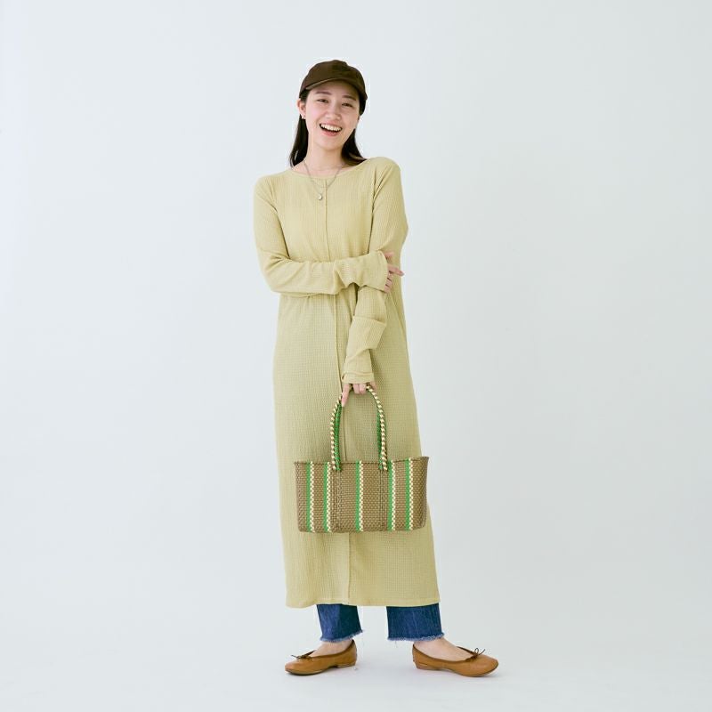 MERCADO BAG - CHIWAWA STYLE - LINEA - Gold / Cream / Light Green