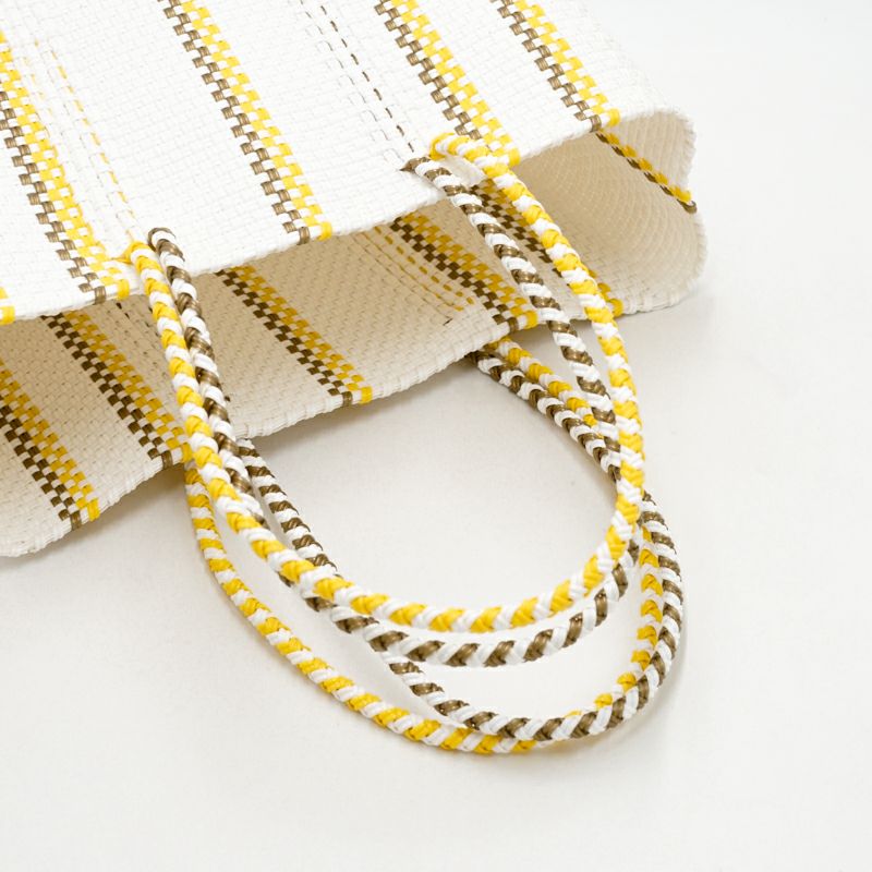 MERCADO BAG - CHIWAWA STYLE - LINEA - White / Yellow / Gold
