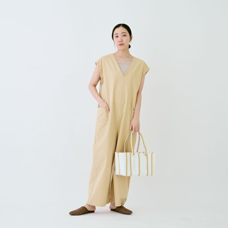 MERCADO BAG - CHIWAWA STYLE - LINEA - White / Yellow / Gold