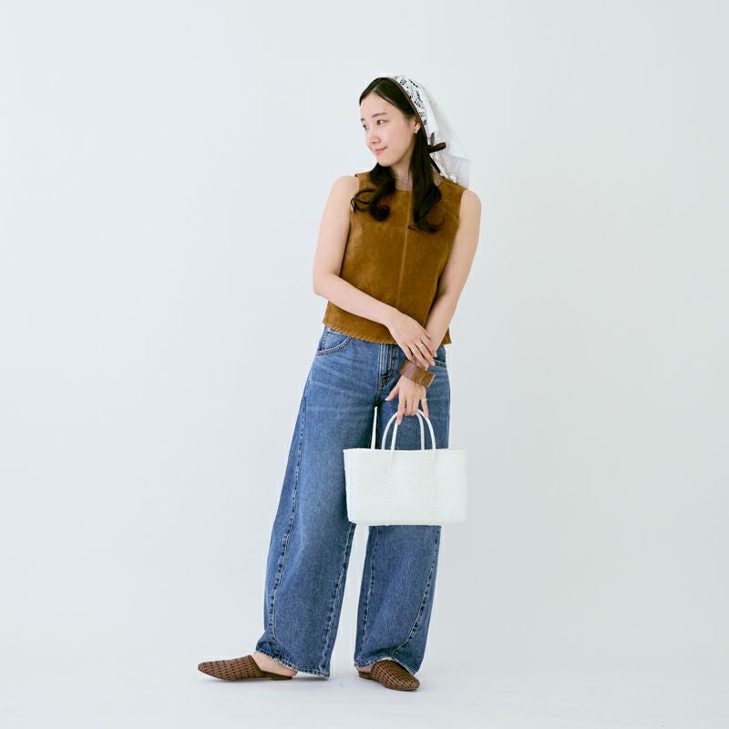 MERCADO BAG - CHIWAWA STYLE - TAPETE - White | Letra|レトラ公式通販 MERCADO BAG - CHIWAWA STYLE - TAPETE - White | Letra|レトラ公式通販