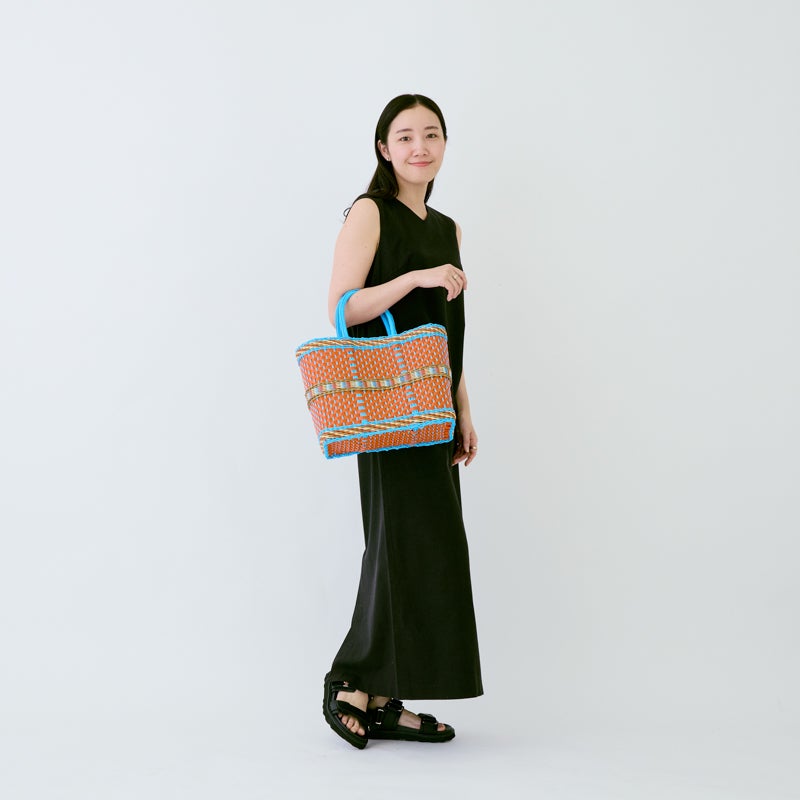 CLASICO BAG - Light Blue / Orange (S) | Letra｜レトラ公式通販