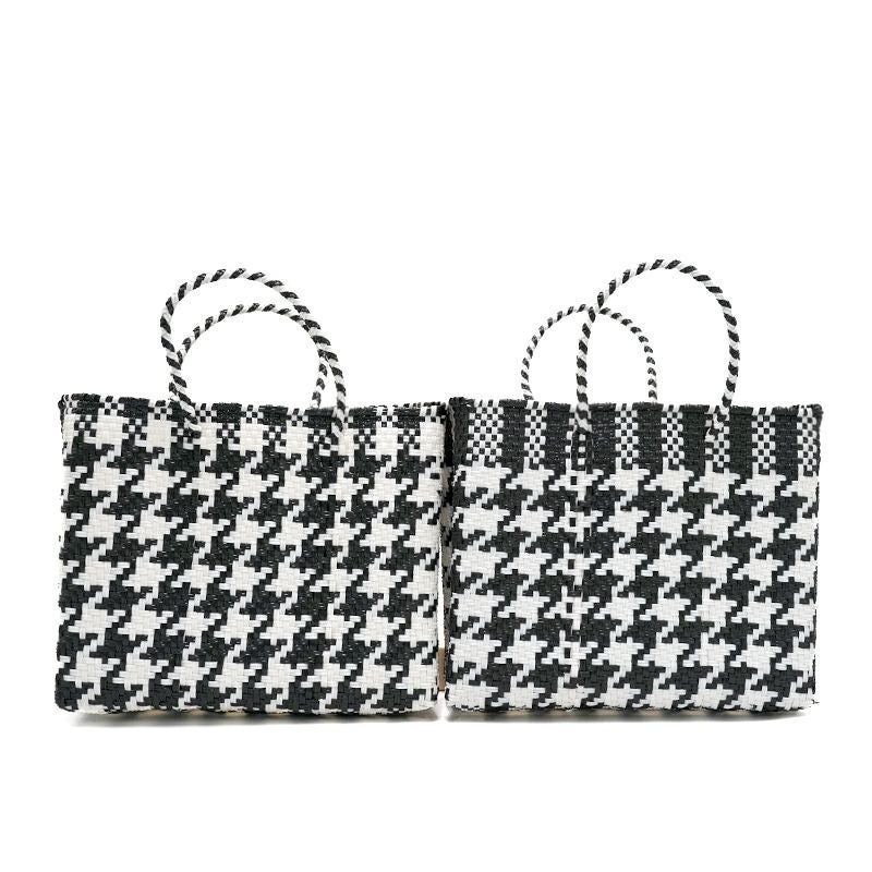 MERCADO BAG - CHIDORI - White / Black (XS) | Letra｜レトラ公式通販