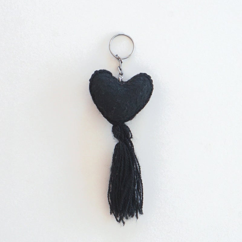 HEART CHARM 2026 - Black ASSORT - (key ring type) | Letra｜レトラ