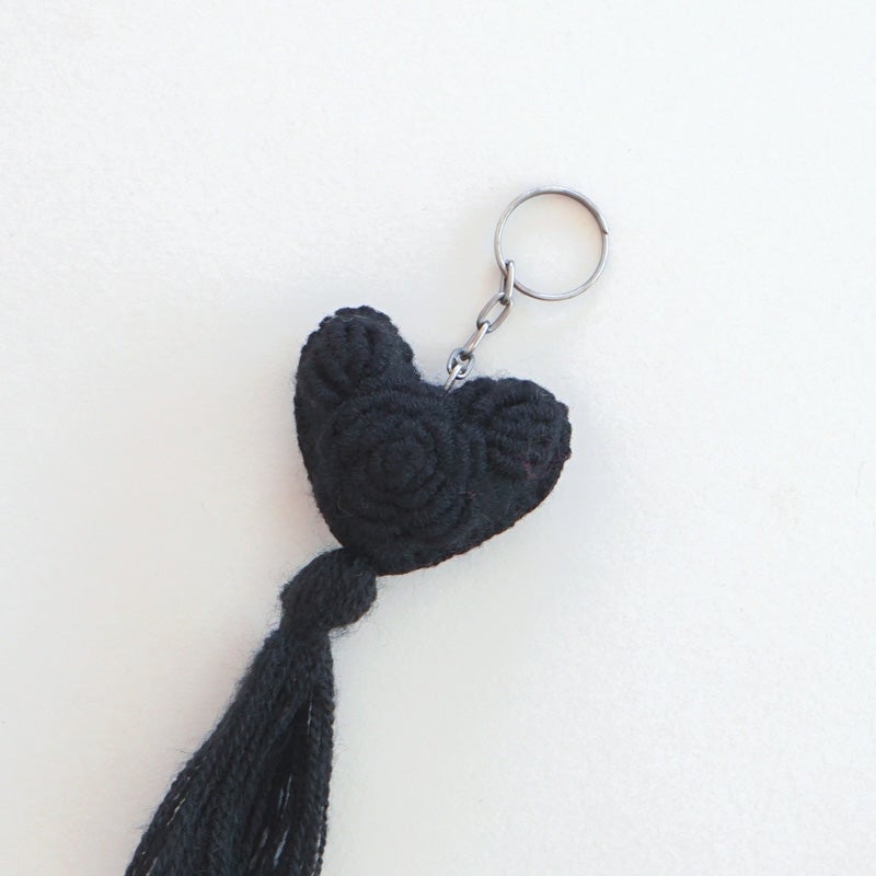 HEART CHARM 2026 - Black ASSORT - (key ring type) | Letra｜レトラ