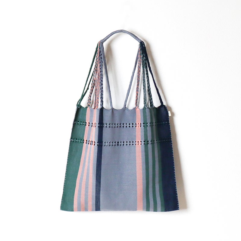 HAMMOCK BAG - MULTI STRIPE - Gray / Green | Letra｜レトラ公式通販