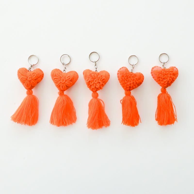 HEART CHARM 2026 - Orange ASSORT - (key ring type) | Letra｜レトラ