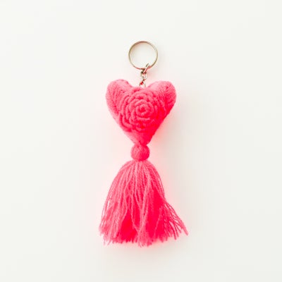 HEART CHARM 2026 -Pink ASSORT - (key ring type) | Letra｜レトラ 