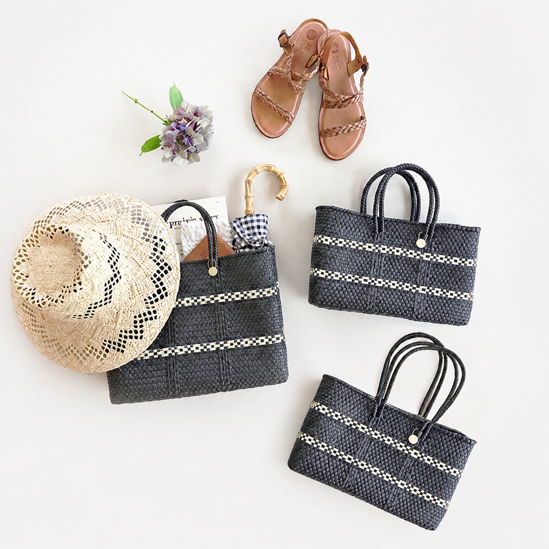 MERCADO BAG - WEB SHOP Limited - LINK - LONG HANDLE - Black