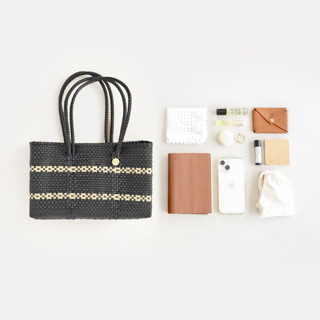 MERCADO BAG - WEB SHOP Limited - LINK - LONG HANDLE - Black