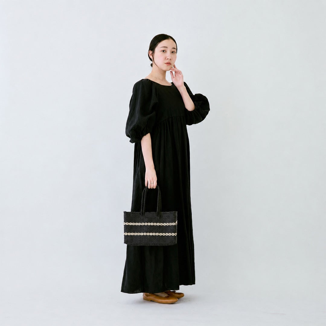 MERCADO BAG - WEB SHOP Limited - LINK - LONG HANDLE - Black