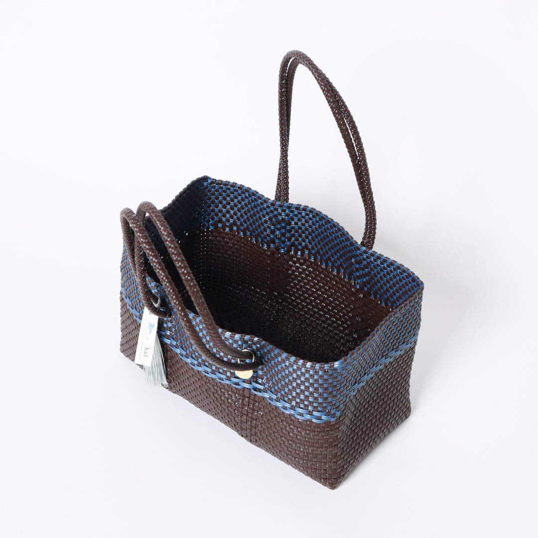 MERCADO BAG - Letra × hal ORIGINAL CHIWAWA - Dark Brown/Metallic