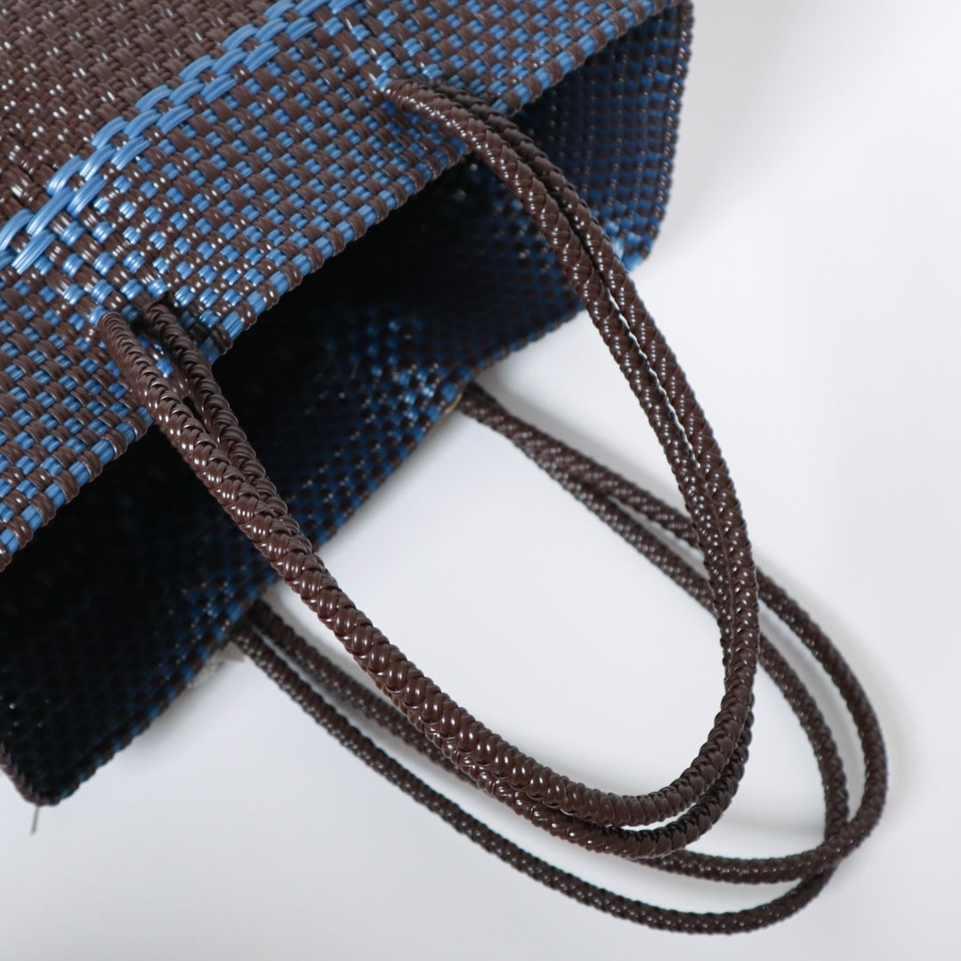 MERCADO BAG - Letra × hal ORIGINAL CHIWAWA - Dark Brown/Metallic