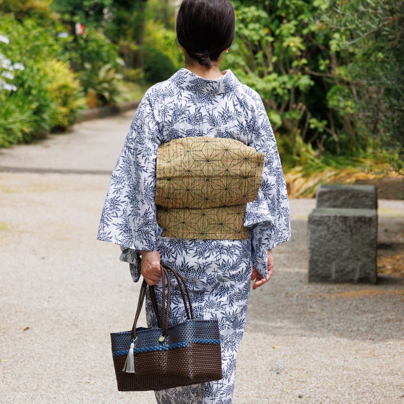 世界観が変わる袋 MERCADO BAG - Letra × hal ORIGINAL CHIWAWA - Dark Brown/Metallic