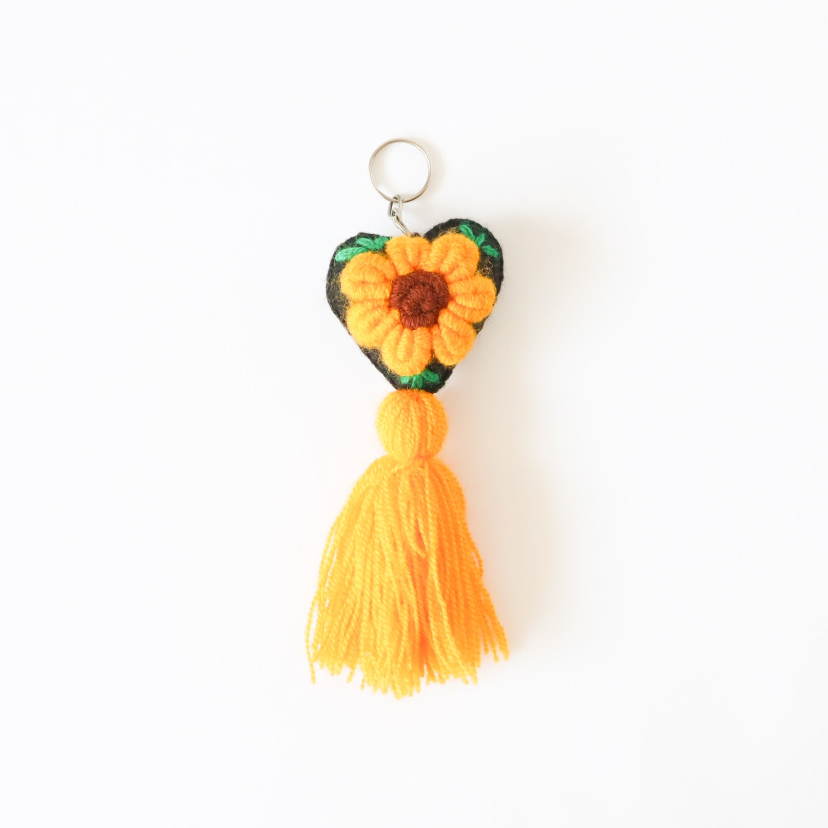 HEART CHARM 2026 - Black/Yellow ASSORT - (key ring type) | Letra