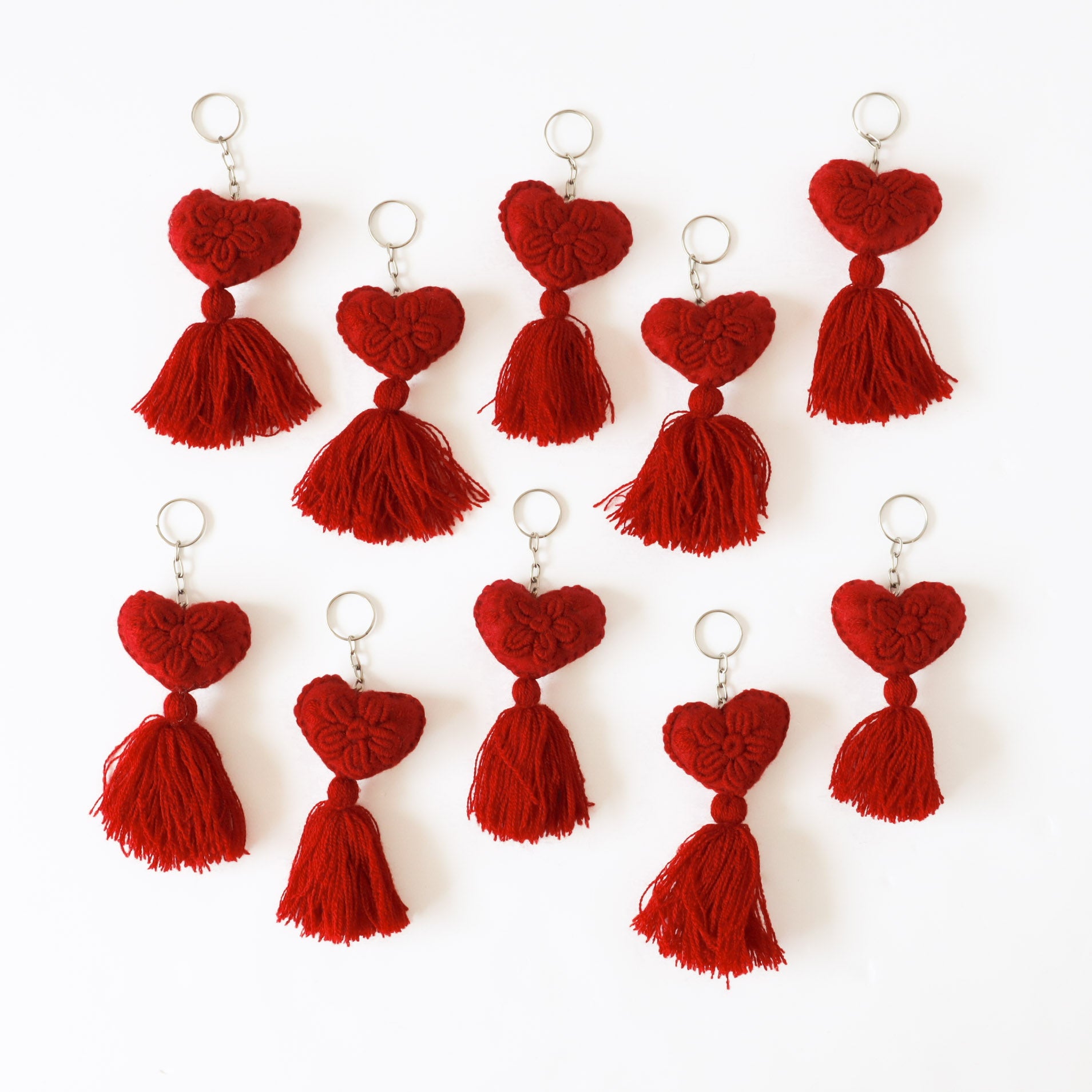 HEART CHARM 2026 - Red ASSORT - (key ring type) | Letra｜レトラ