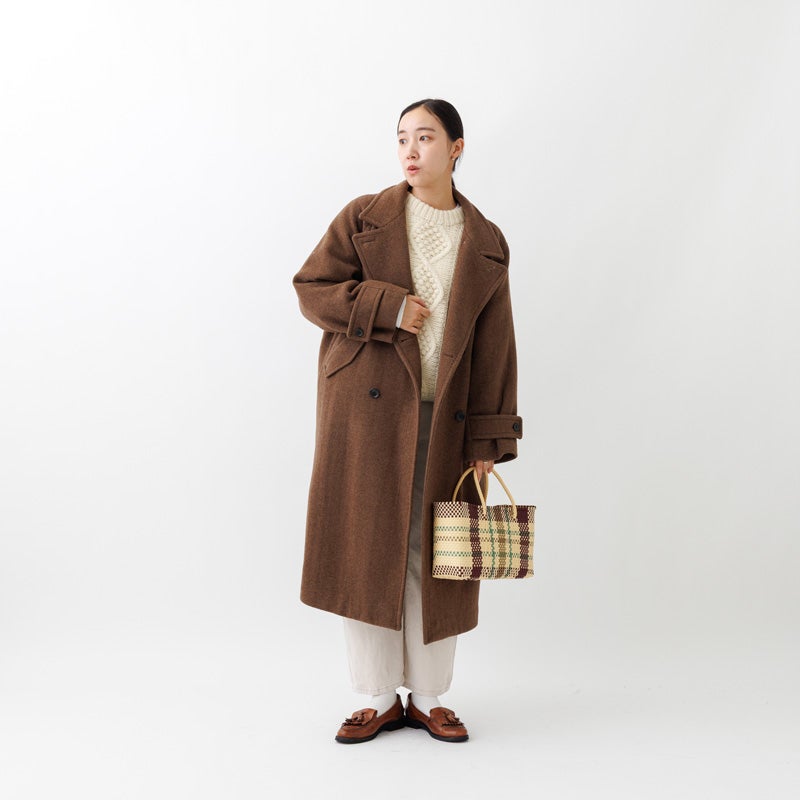 MERCADO BAG - TARTAN CHECK - Cream / Dark Red / Gold / Medium