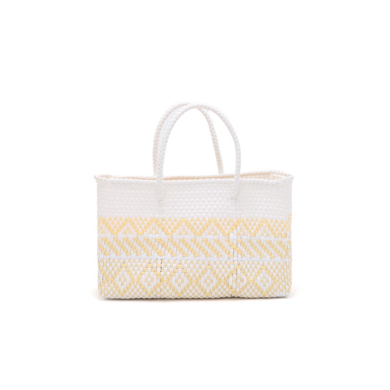 MERCADO BAG - ROMBO LACE - White / Cream (SHORT XS) | Letra