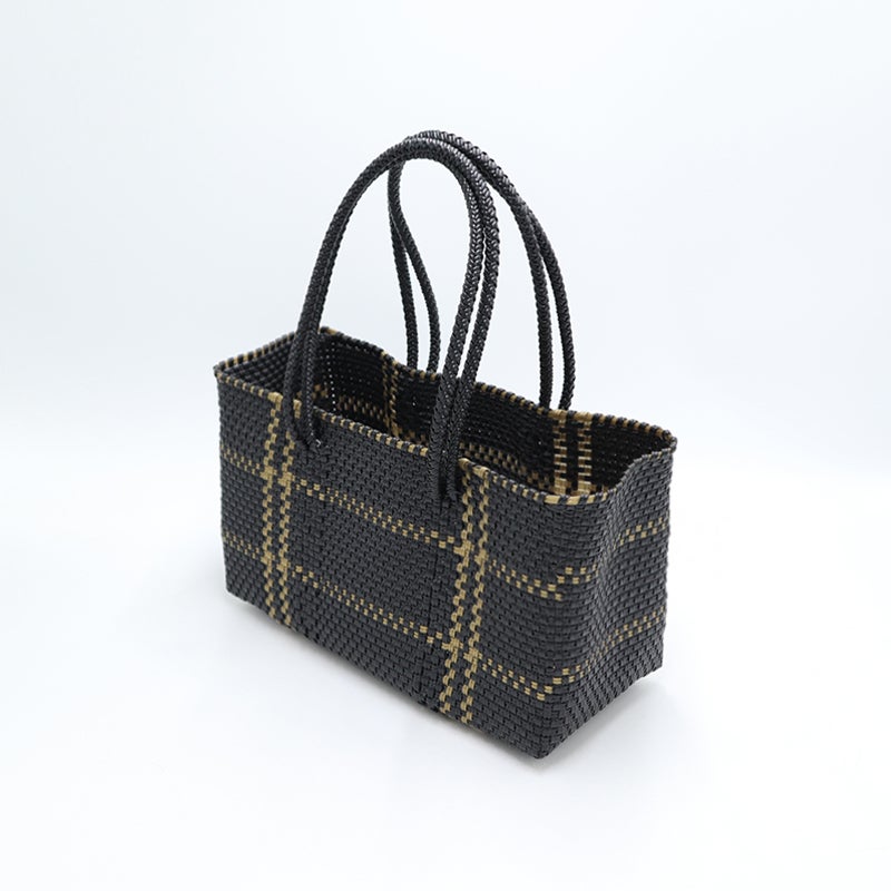 MERCADO BAG - CHIWAWA STITCH - Black / Gold | Letra｜レトラ公式通販